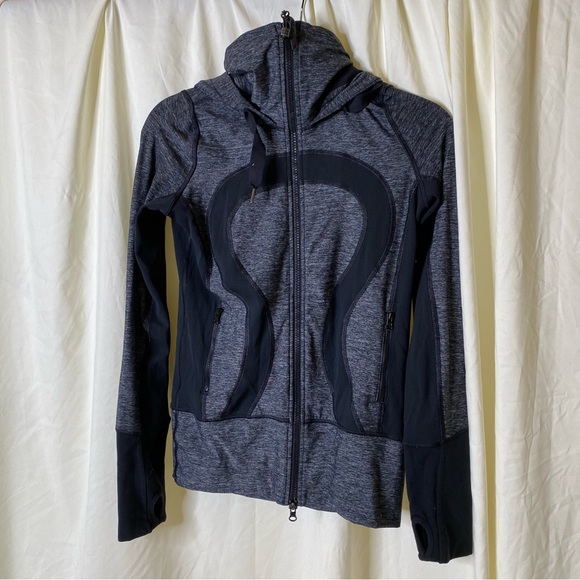 LULULEMON Stride Jacket Zip Up Hooded Size 2 - Picture 7 of 10